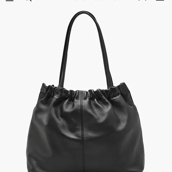 Marc Jacobs The Cristina Tote Black Leather Shoulder Bag with Chain Detail - Picture 4 of 6